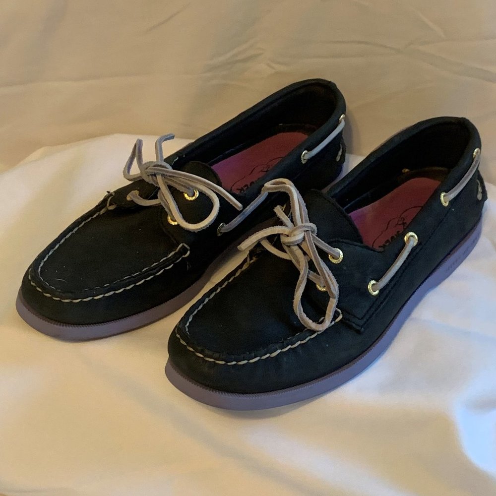 Sperry Topsider (Navy Blue Leather)
